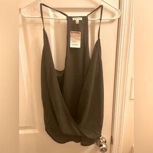 Lily White Sheer Green Tank Top